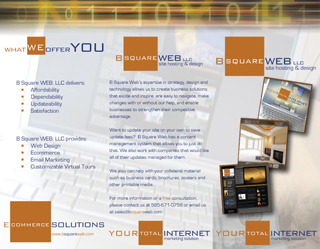 B Square Web brochure face to face version...